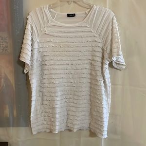 Ashley J - Blouse White - Size Large GUC